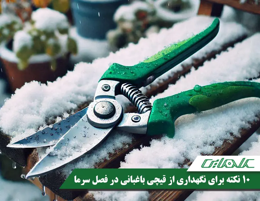 ۱۰ نکته برای نگهداری صحیح از قیچی باغبانی در فصل سرما