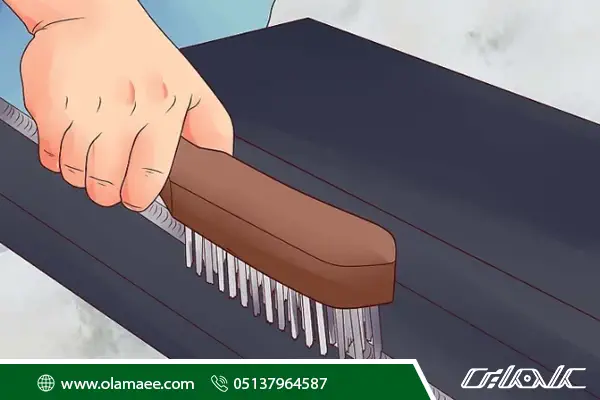 تمیز کردن سطح جوش