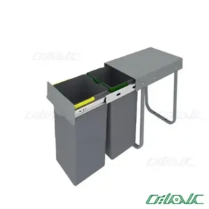 سطل زباله دو مخزنه پلاتین مدل 3661