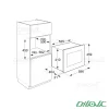 یخچال نوشیدنی توکار مونوگرام مدل MBF 63 W 24 GE