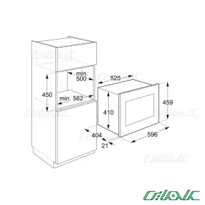 یخچال نوشیدنی توکار مونوگرام مدل MBF 63 W 24 GE