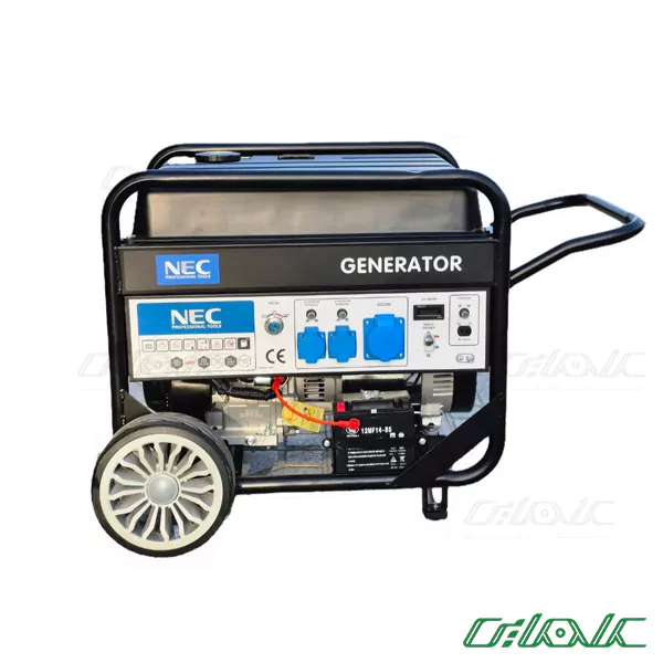 موتور برق سه گانه ان ای سی (NEC) مدل 13Kva ( 13000 وات - بنزینی - گازشهری - گاز مایع )