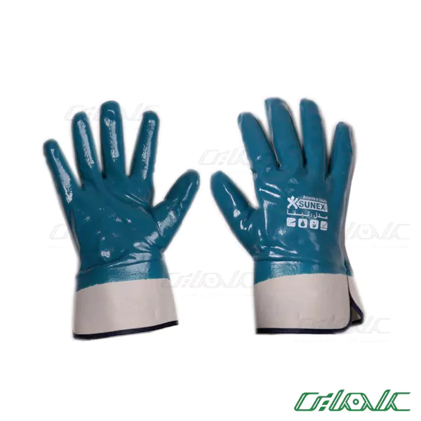 دستکش ایمنی نیتریل سانکس مدل N1606
