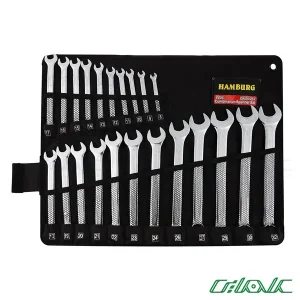 مجموعه 22 عددی آچار یک سر تخت یک سر رینگی هامبورگ مدل H-9122