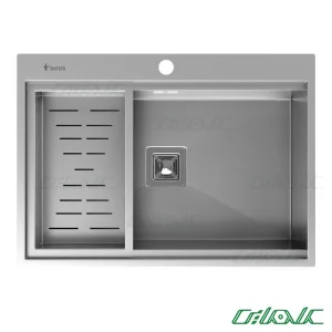 سینک کورین استیل توکار داتیس مدل Corian-701 - تصویر 3