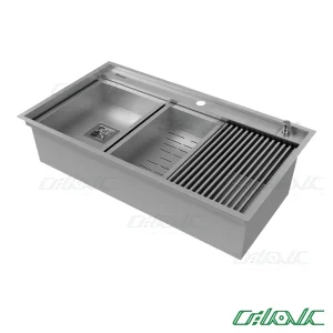 سینک کورین استیل توکار داتیس مدل Corian-702 - تصویر 3
