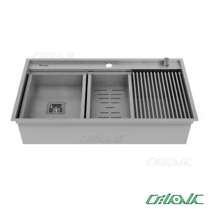 سینک کورین استیل توکار داتیس مدل Corian-702