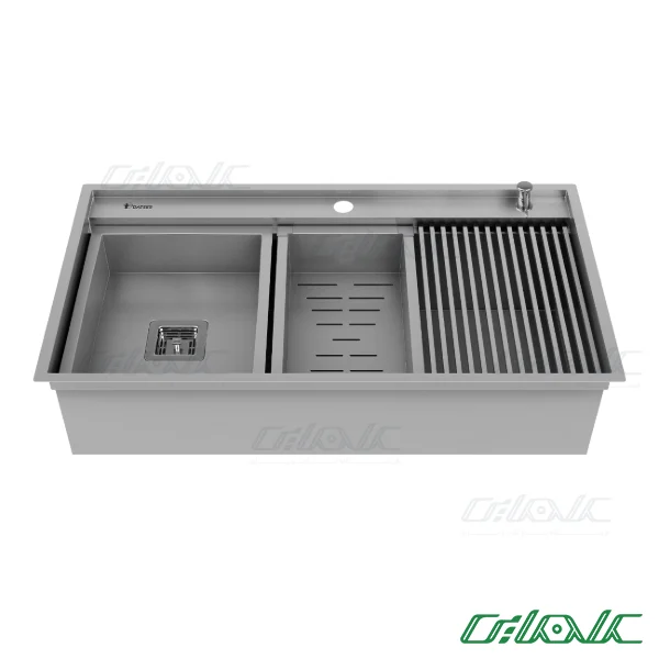 سینک کورین استیل توکار داتیس مدل Corian-702