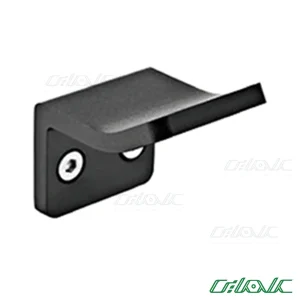 آویز تک قلاب لباس و حوله فانتونی مشکی مات کد S051
