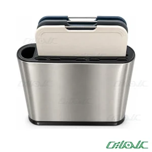 ست تخته گوشت و سبزیجات ۳ عددی با نگهدارنده اچ تی ان مدل HKDT-382