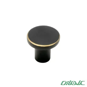 دستگیره کابینت صارم مدل 101 مشکی طلایی