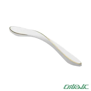 دستگیره کابینت صارم مدل 501 سفید طلایی
