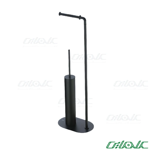 استند دستمال توالت و برس اسمارت مدل WT-873 مشکی