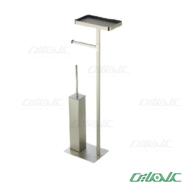 استند دستمال توالت و برس با جای موبایل اسمارت مدل WT-876 خش‌دار