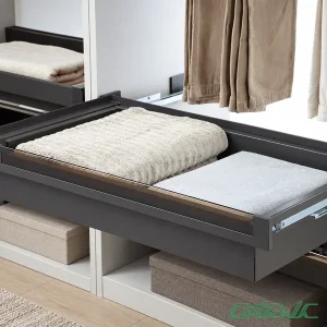 طبقه کشویی فلزی ریلی فرانت شیشه یا چوب یونی هوپر مدل WS4142S